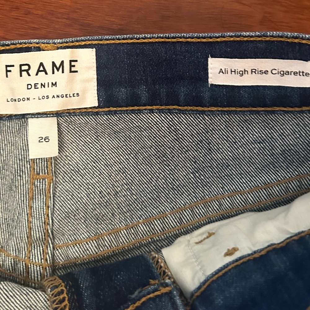 Frame Ali High Rise Cigarette Jean - Picture 7 of 9